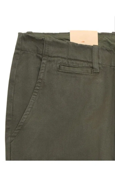 Fortela Wallace Herringbone Trousers In Green