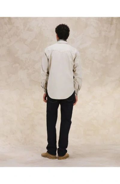 Fortela Kayace Texan Cotton Shirt In Neutral