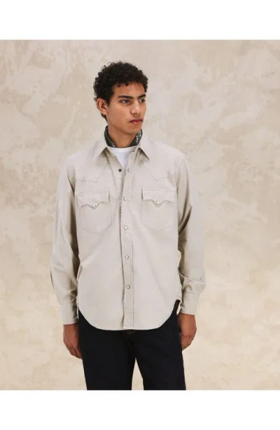 Fortela Kayace Texan Cotton Shirt In Neutral