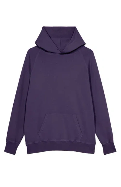 Fortela Vintagehood Fleece Jersey Hoodie In Purple