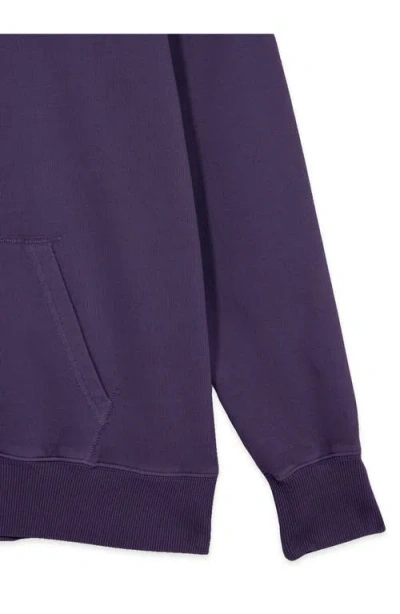Fortela Vintagehood Fleece Jersey Hoodie In Purple
