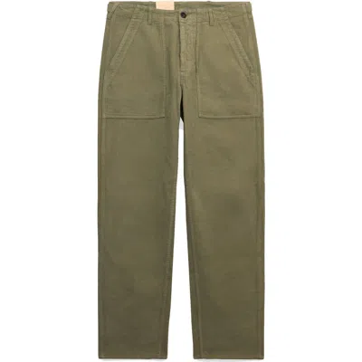 Fortela Newfatigue Corduroy Fatigue Trousers In Green