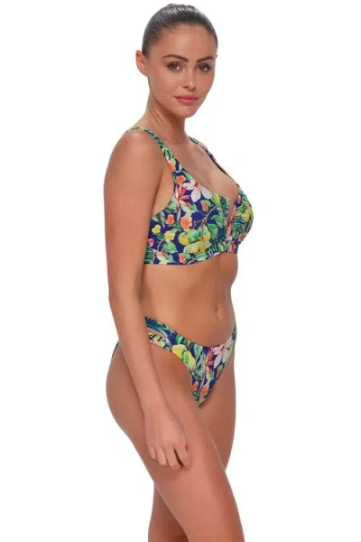 Sunsets Vienna V-wire Bikini Swimsuit Top In Multi