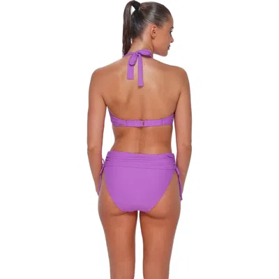 Sunsets Darci High Waist Bikini Swim Bottoms In Purple
