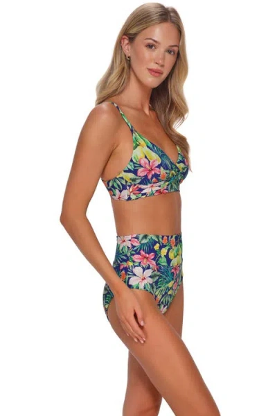 Sunsets Hannah High Waist Bikini Swim Bottoms In Multi