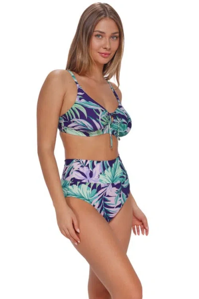 Sunsets Hannah High Waist Bikini Swim Bottoms In Multi