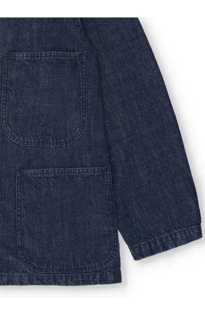 Fortela Blake Indigo Rinse Denim Jacket In Blue