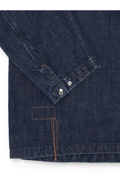 Fortela Blake Indigo Rinse Denim Jacket In Blue