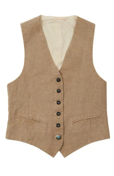 Fortela Debby Vest In Brown