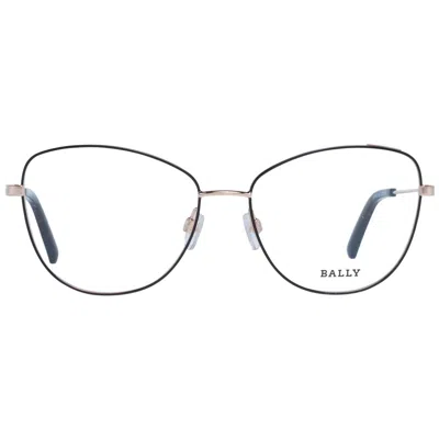 Bally Burgundy Women Optical Frames In Gold