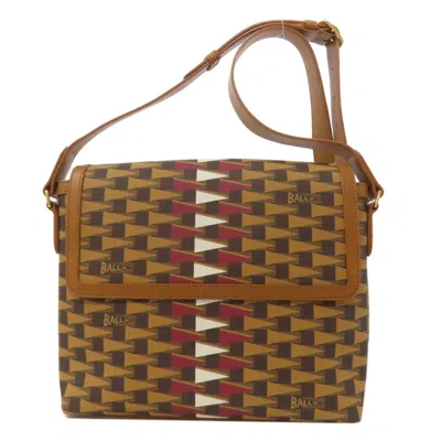 Pre-owned Bally Brown Pvc Shoulder Bag ()