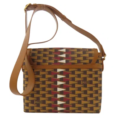 Pre-owned Bally Brown Pvc Shoulder Bag ()