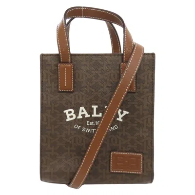 Pre-owned Bally Brown Pvc Tote Bag ()