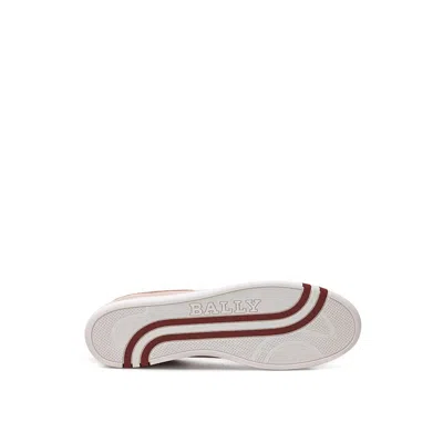 Bally Pink Leather Low Top Women's Sneakers In Pink