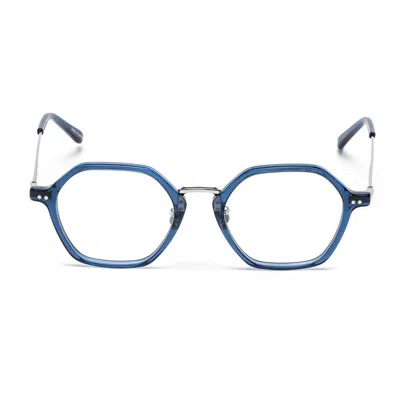Belstaff Blue Stainless Steel Glasses  (frames) In Blue