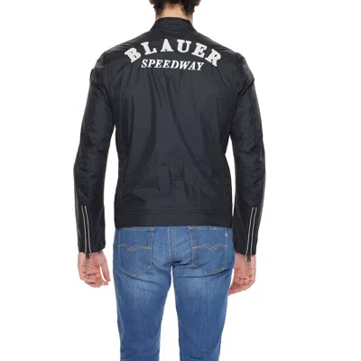 Blauer Black Polyamide Jacket In Blue