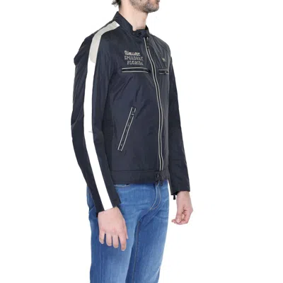 Blauer Black Polyamide Jacket In Blue