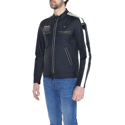 Blauer Black Polyamide Jacket In Blue