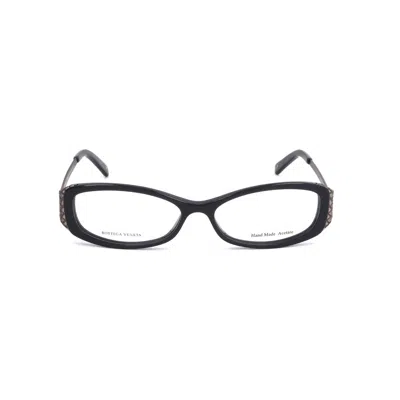 Bottega Veneta Blue Acetate Frames In Black