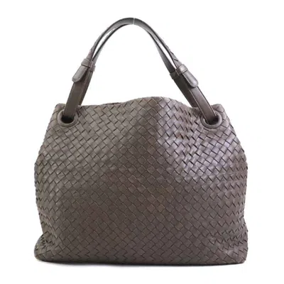Pre-owned Bottega Veneta Brown Intrecciato Shoulder Bag ()