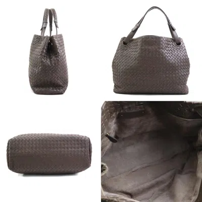 Pre-owned Bottega Veneta Brown Intrecciato Shoulder Bag ()