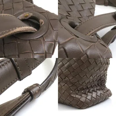 Pre-owned Bottega Veneta Brown Intrecciato Shoulder Bag ()
