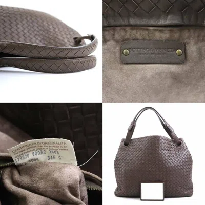 Pre-owned Bottega Veneta Brown Intrecciato Shoulder Bag ()