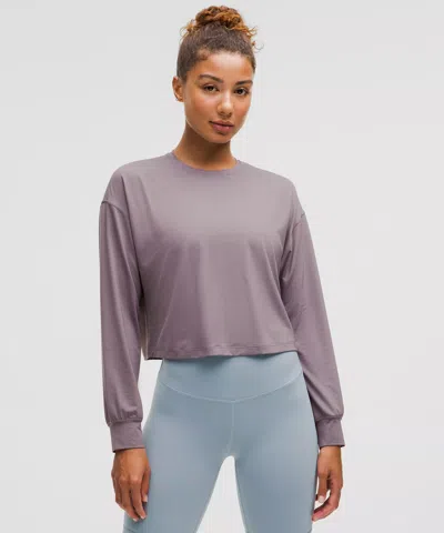 Lululemon Abrasion-resistant Training Long-sleeve Shirt In Gray
