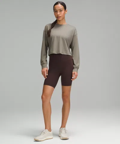 Lululemon Abrasion-resistant Training Long-sleeve Shirt In Gray