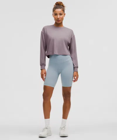 Lululemon Abrasion-resistant Training Long-sleeve Shirt In Gray