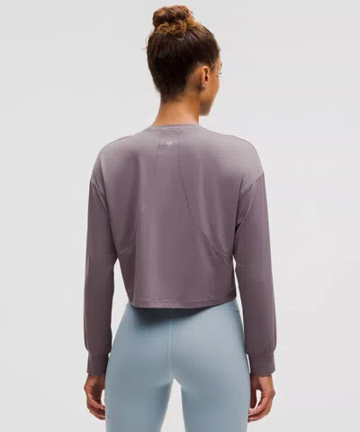Lululemon Abrasion-resistant Training Long-sleeve Shirt In Gray