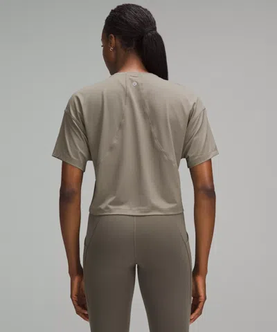 Lululemon Abrasion-resistant Training T-shirt In Gray
