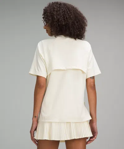 Lululemon Back-vent T-shirt In White