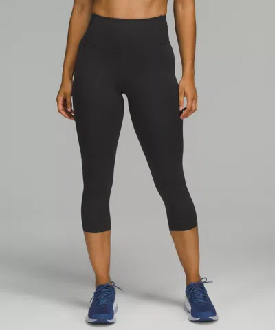 Lululemon Base Pace High-rise Crop 21" In Black