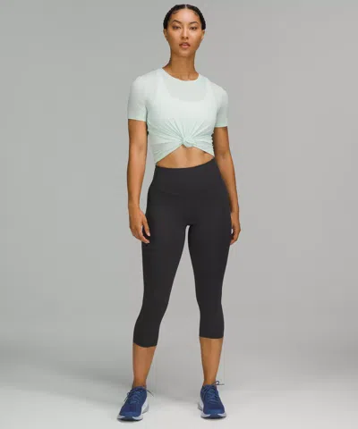 Lululemon Base Pace High-rise Crop 21" In Black