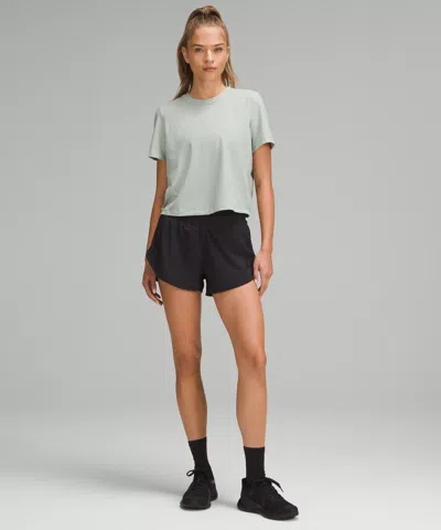 Lululemon Breathable Running Short-sleeve Shirt In Green