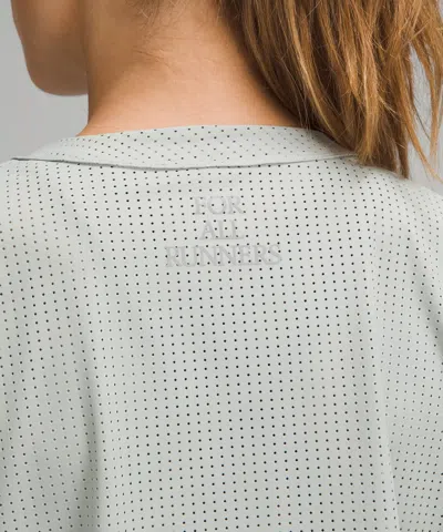 Lululemon Breathable Running Short-sleeve Shirt In Green
