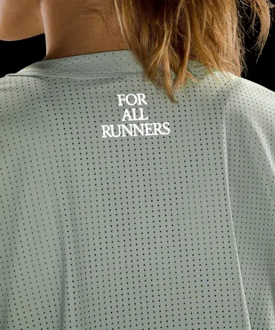 Lululemon Breathable Running Short-sleeve Shirt In Green
