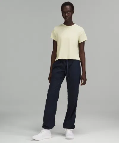 Lululemon Classic-fit Cotton-blend T-shirt In Neutral