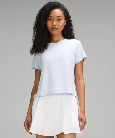 Lululemon Classic-fit Cotton-blend T-shirt In White