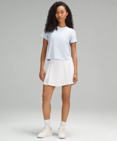 Lululemon Classic-fit Cotton-blend T-shirt In White