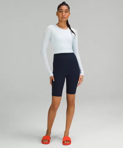 Lululemon Ebb To Street Long-sleeve Shirt In White