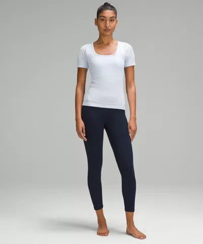 Lululemon Ebb To Street Short-sleeve Shirt In White