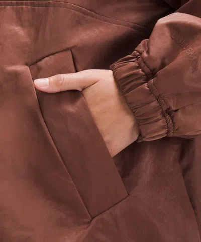 Lululemon Lightweight Oversized Coaches Jacket In Brown