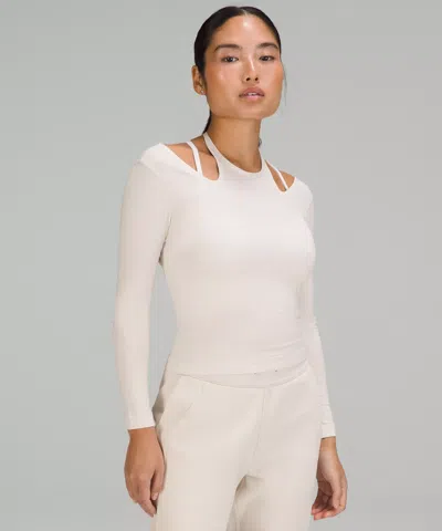 Lululemon Lunar New Year Halter Neck Long Sleeve Shirt In White
