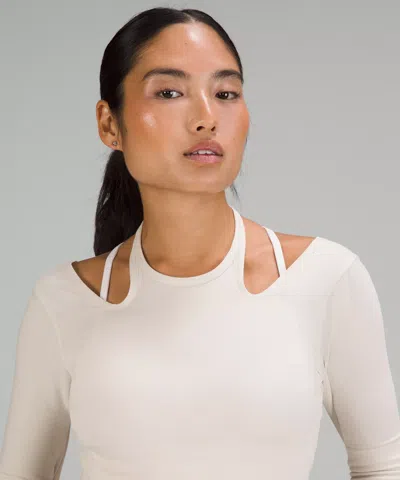 Lululemon Lunar New Year Halter Neck Long Sleeve Shirt In White