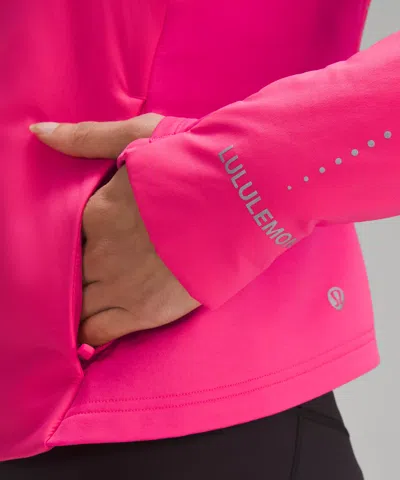 Lululemon Push Your Pace Jacket In Pink