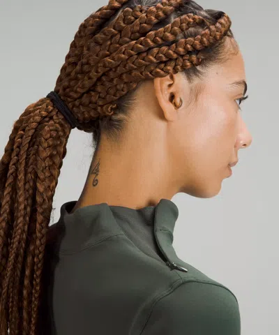 Lululemon Rulu Running Mockneck Long-sleeve Shirt In Green