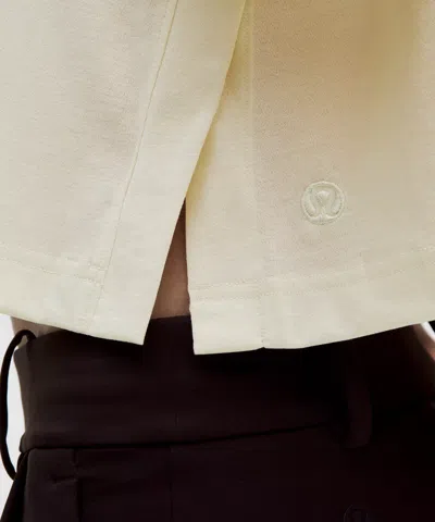 Lululemon Sheer Crewneck T-shirt In White