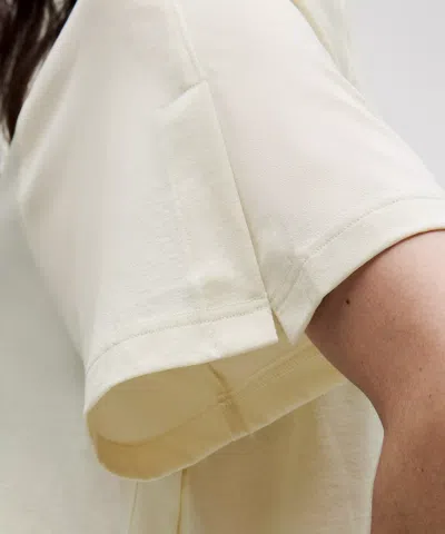 Lululemon Sheer Crewneck T-shirt In White